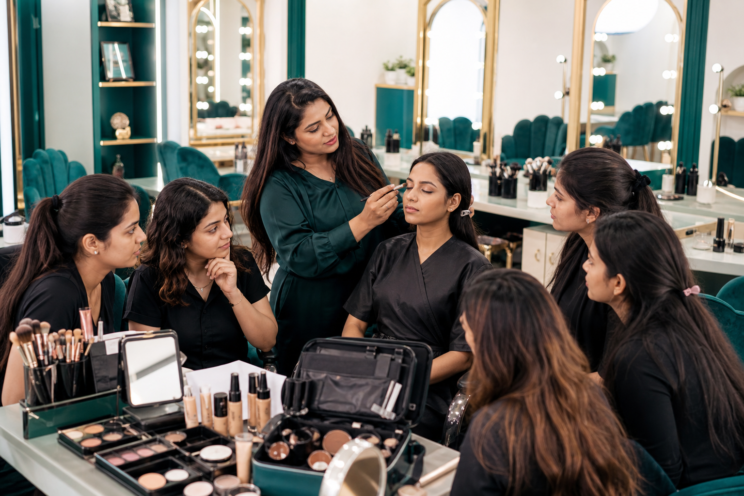 Beauty academy makeup course training in Perambalur
