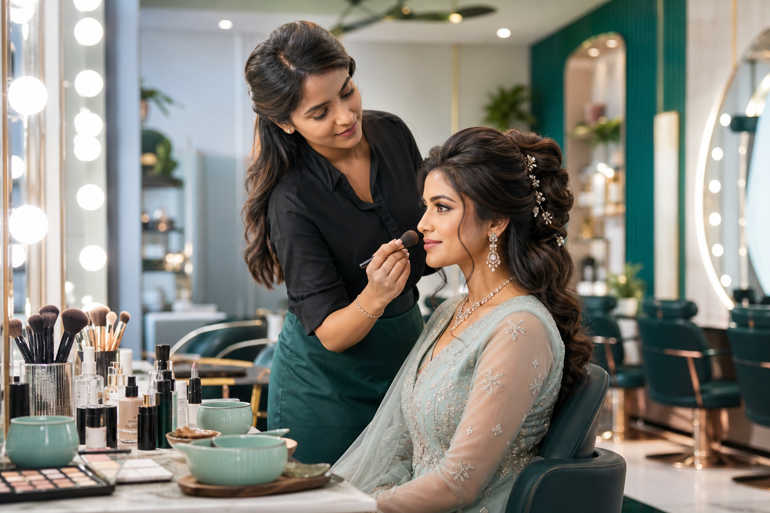 Women's salon services at Magnifiize Bridal Makeup Studio Perambalur